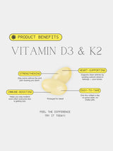 D3+K2 (MK7) Coconut Oil Softgels - 300 Capsules