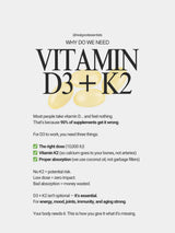 D3+K2 (MK7) Coconut Oil Softgels - 300 Capsules