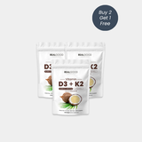 D3+K2 (MK7) Coconut Oil Softgels - 300 Capsules