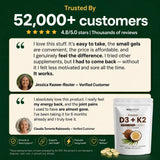 D3+K2 (MK7) Coconut Oil Softgels