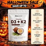 D3+K2 (MK7) Coconut Oil Softgels
