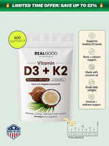 D3+K2 (MK7) Coconut Oil Softgels