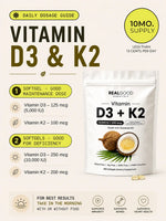 D3+K2 (MK7) Coconut Oil Softgels