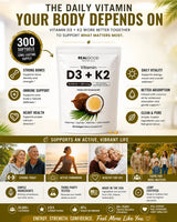 D3+K2 (MK7) Coconut Oil Softgels