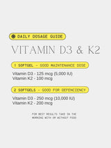 D3+K2 (MK7) Coconut Oil Softgels