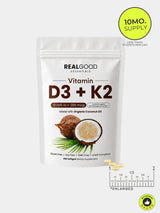 D3 w/ K2 (MK7) Coconut Oil Softgels